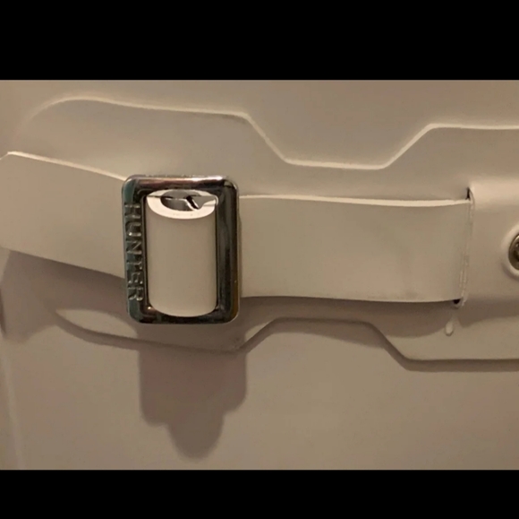 Hunter Matte White Rain Boots - Picture 6 of 8